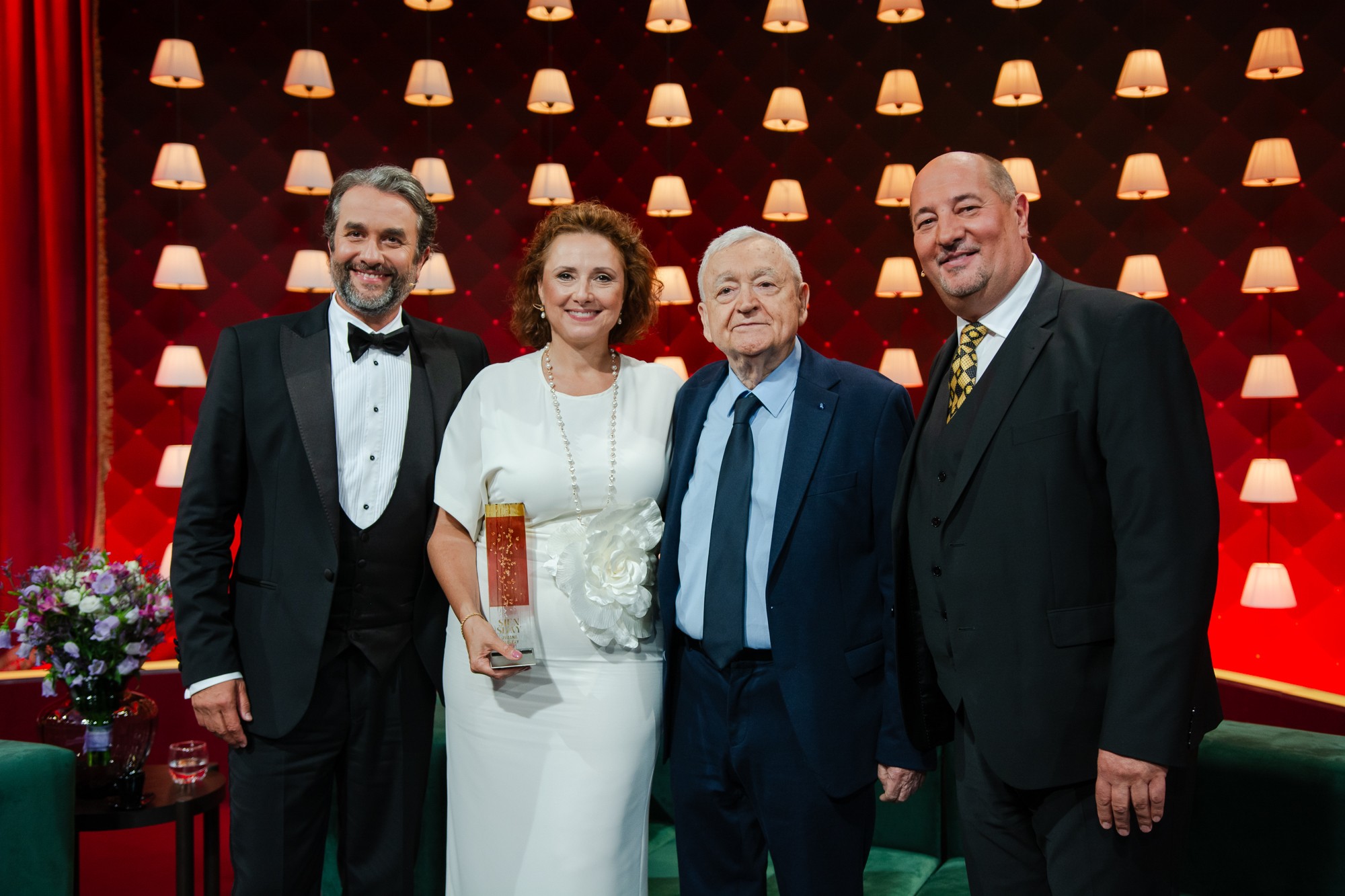 Sieň slávy - Vladimír Kobielsky, herečka Zuzana Mauréry, Stanislav Štepka a operný spevák Martin Malachovský.