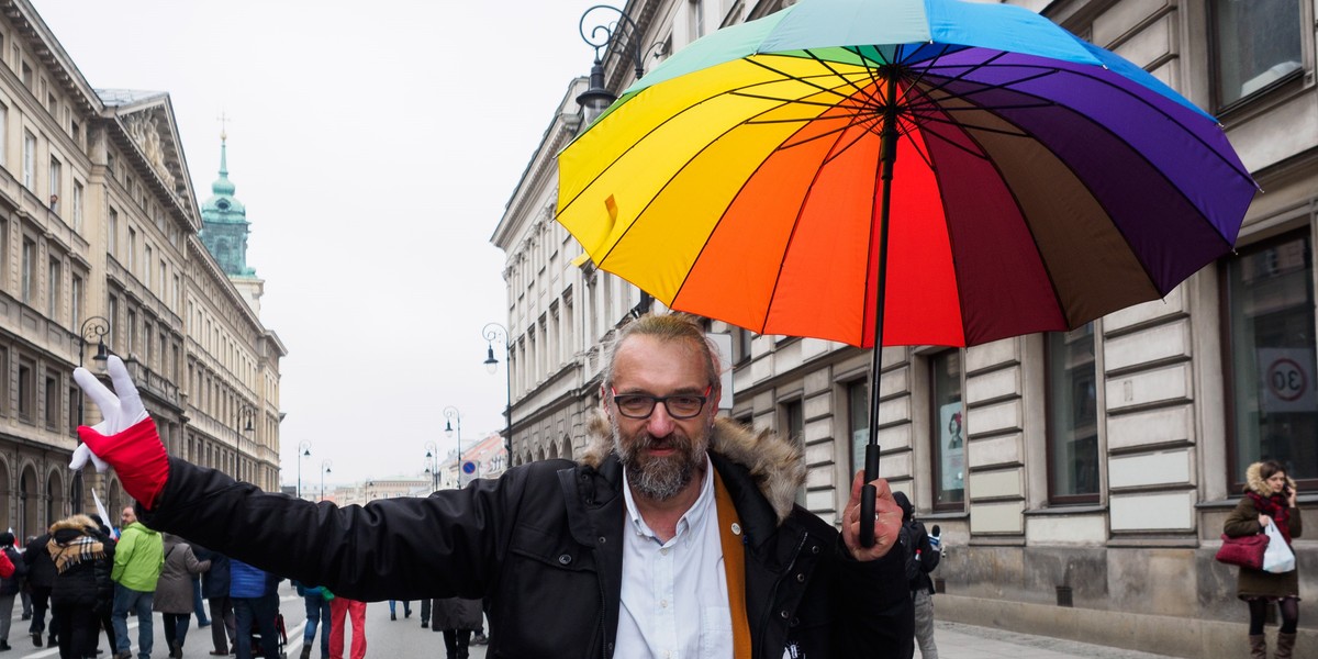 Mateusz Kijowski - lider Komitetu Obrony Demokracji