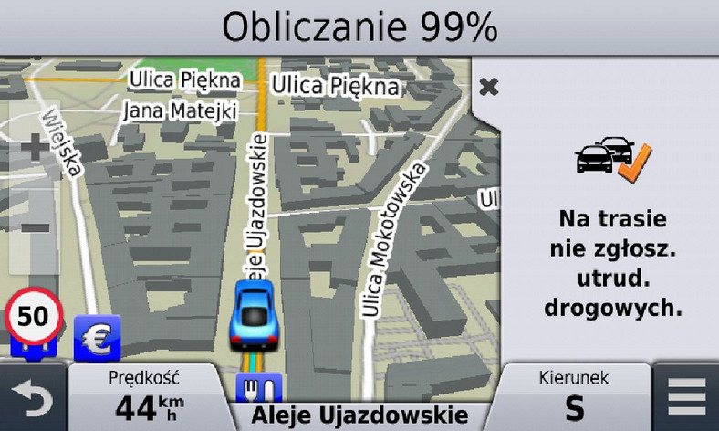 TMC działa czy nie? Zwykle otrzymywaliśmy komunikaty, że na trasie nie ma utrudnień.