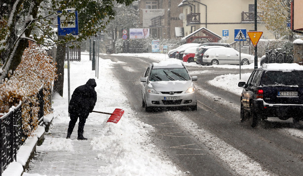 IMGW uspokaja: Śnieg to na razie epizod