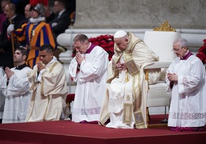 Papa Franja na božićnoj misi u Vatikanu