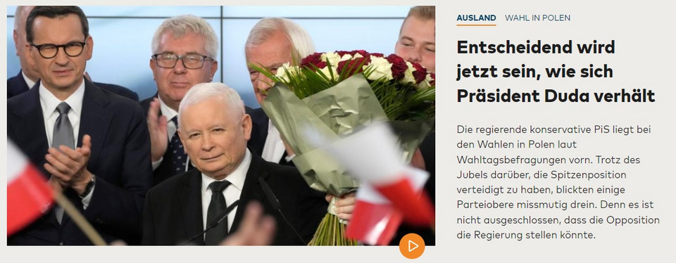 "Die Welt" o wyborach w Polsce