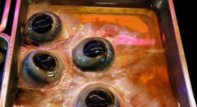 Tuna eyeballs