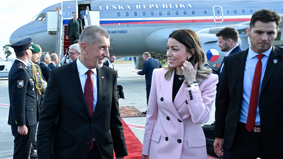 Andrej Babiš i Adrijana Mesarović