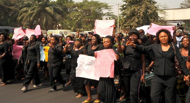 Women's March in Aba [The scoop NG]