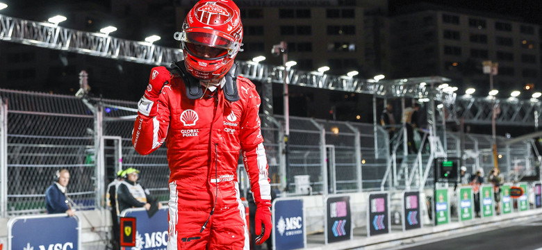 Charles Leclerc ruszy z pole position do wyścigu Formuły 1 o Grand Prix Las Vegas