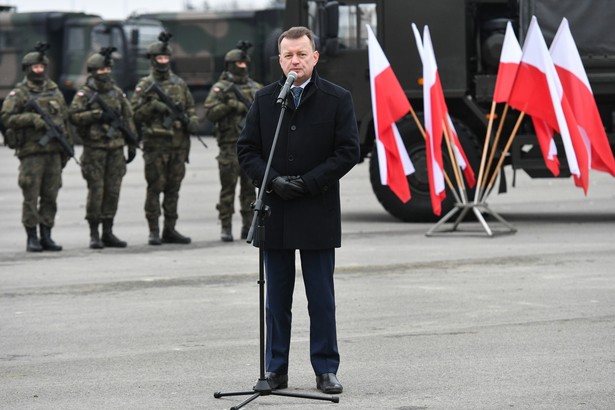 Lublin, 28.01.2023. Wicepremier, minister obrony narodowej Mariusz Błaszczak