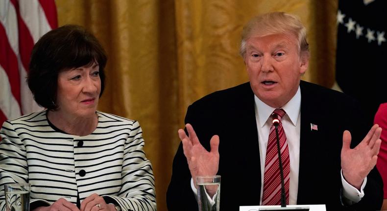 2 p.m.: Susan Collins tweets on the bill's treatment of medical expenses, state and local tax, and retirement contributions that got her to yes.