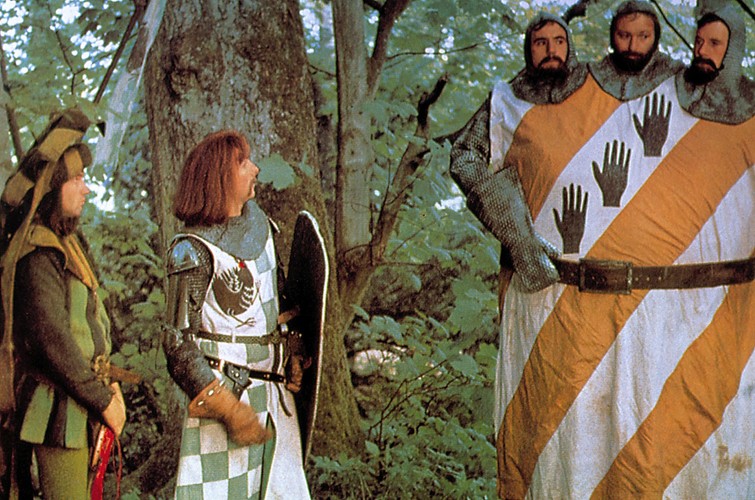 2. 'Monty Python i Święty Graal' ('Monty Python and the Holy Grail', 1975), reż. Terry Gilliam, Terry Jones