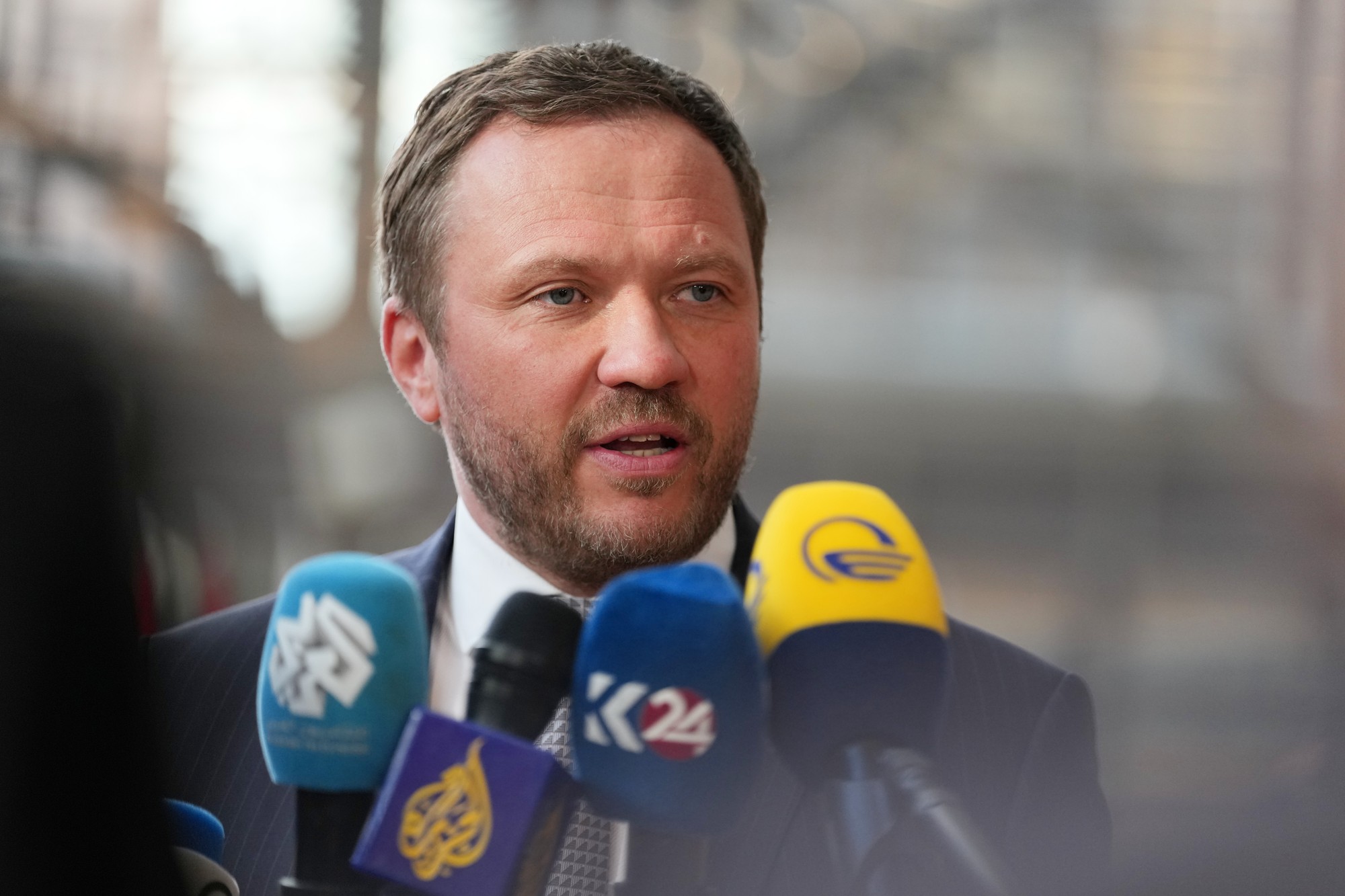 Estónsky minister zahraničných vecí Margus Tsahkna. 