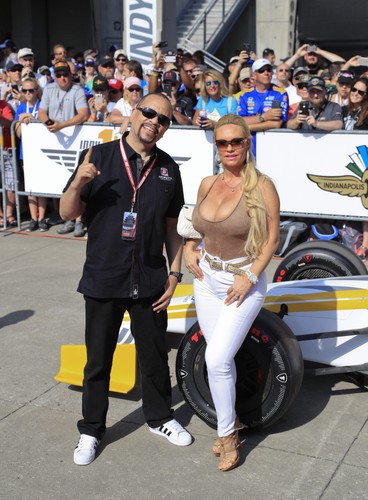 Coco Austin i Lady Gaga 'lansowały' się na torze w Indianapolis