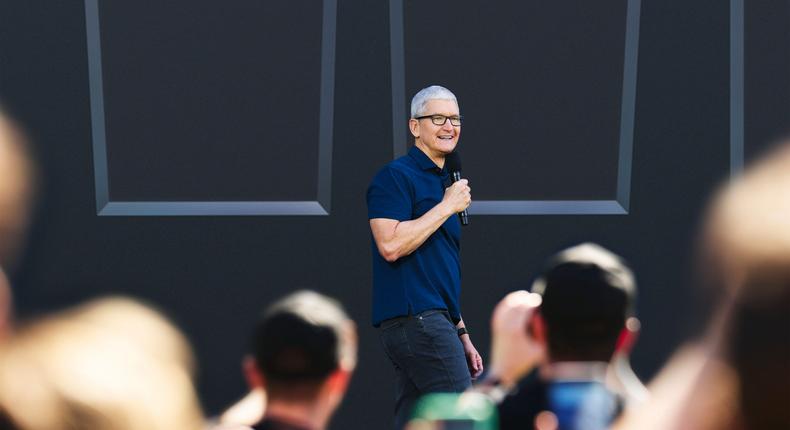 Tim Cook is expected to take the stage in June to announce Apple's mixed-reality headset.Apple