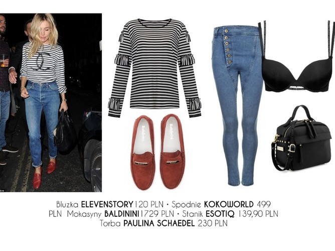 STYLIZACJE inspirowane zestawami Sienny Miller