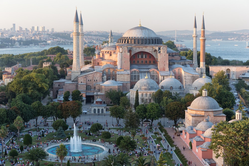 Istanbulská Hagia Sofia