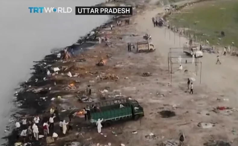 Masovno spaljivanje tela u Utar Pradešu