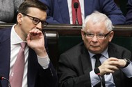 Mateusz Morawiecki i Jarosław Kaczyński