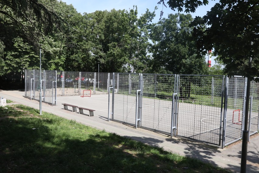 Teren na kojem je došlo do sukoba na Voždovcu