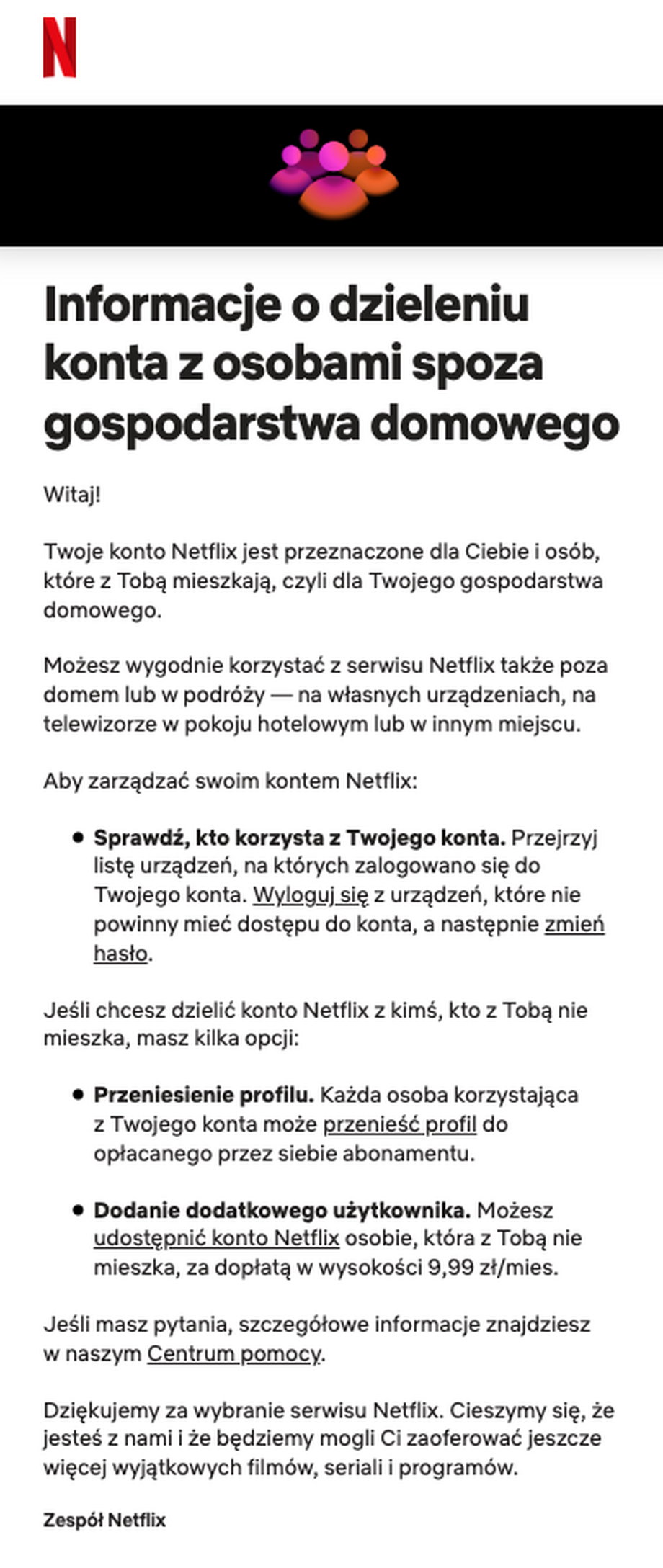 Nowe zasady Netflixa