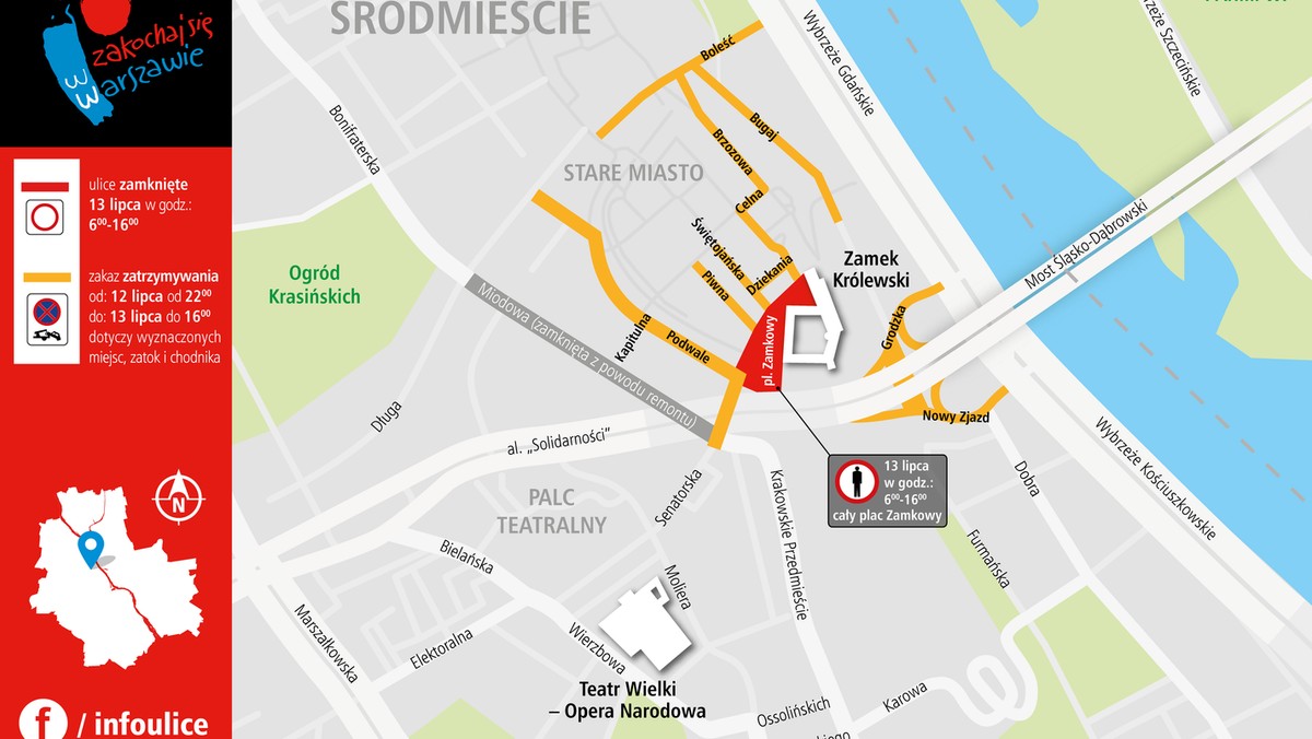 Zakazy parkowania i zatrzymywania się, zamknięty i wygrodzony plac Zamkowy – to niektóre ze zmian, jakie zostaną wprowadzone w najbliższych dniach w centrum stolicy. Wszystko dlatego, że Warszawa w czwartek gościć będzie uczestników Szczytu Przewodniczących Parlamentów Europy Środkowej i Wschodniej, a w piątek zaplanowano obrady Zgromadzenia Narodowego.