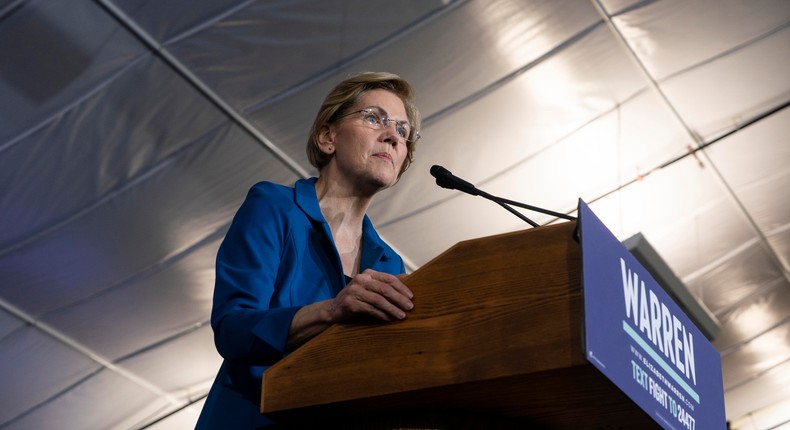 Warren Says Bloomberg Shouldn't Be Nominee, Citing Redlining Remarks