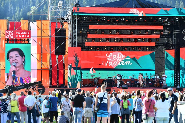 Hanka Rybka z zespołem Scena Główna (Dolna Rówień Krupowa) Lato z Radiem Festiwal 2019 Zakopane 2