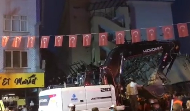 turska srušila se zgrada