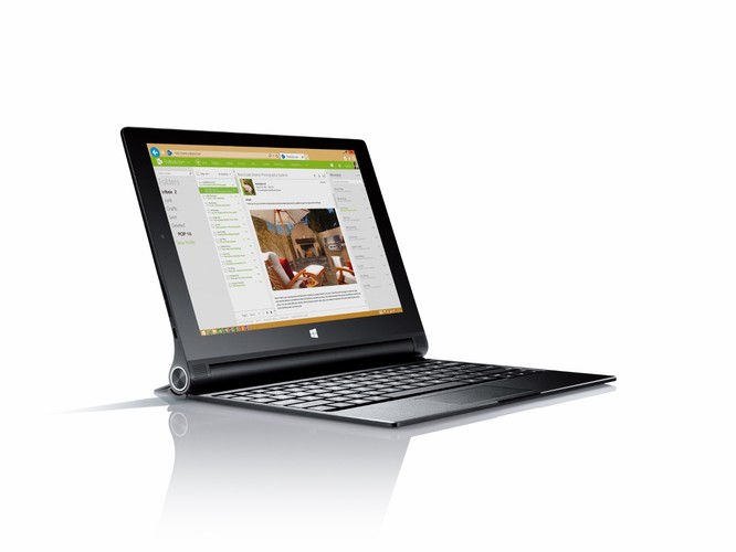<strong>Lenovo Yoga Tablet 2 Pro</strong><br /><br />

Oto drugi w zestawieniu produkt Lenovo. Yoga prezentowana jest jako produkt dla osób młodszych. Charakterystyczna 