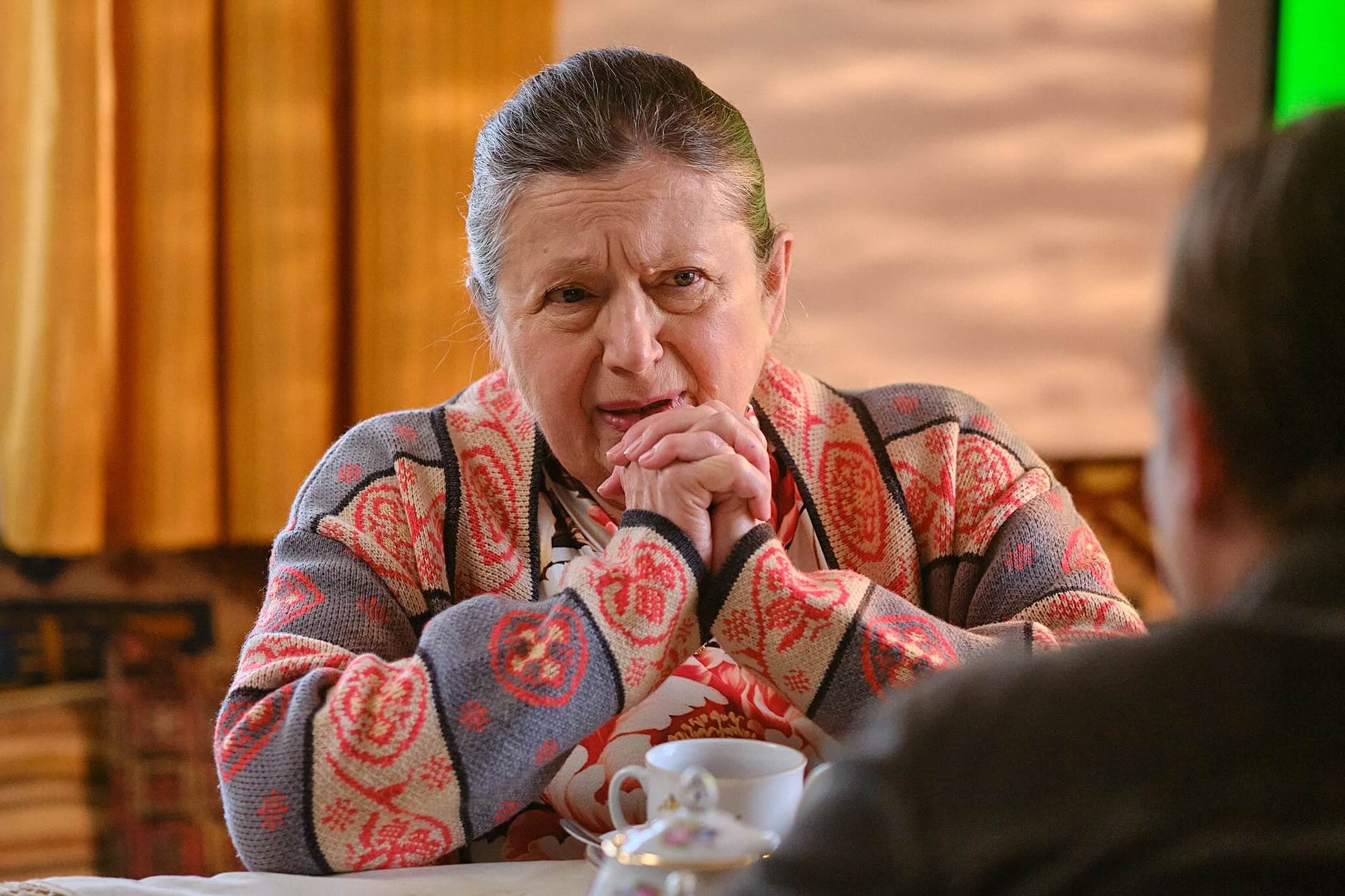 Dance with the bear - Zuzana Kronerová, representative of Mark's deeply religious mother 