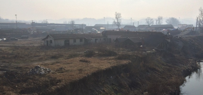 Srušeni objekti kajak i karting kluba Doboj