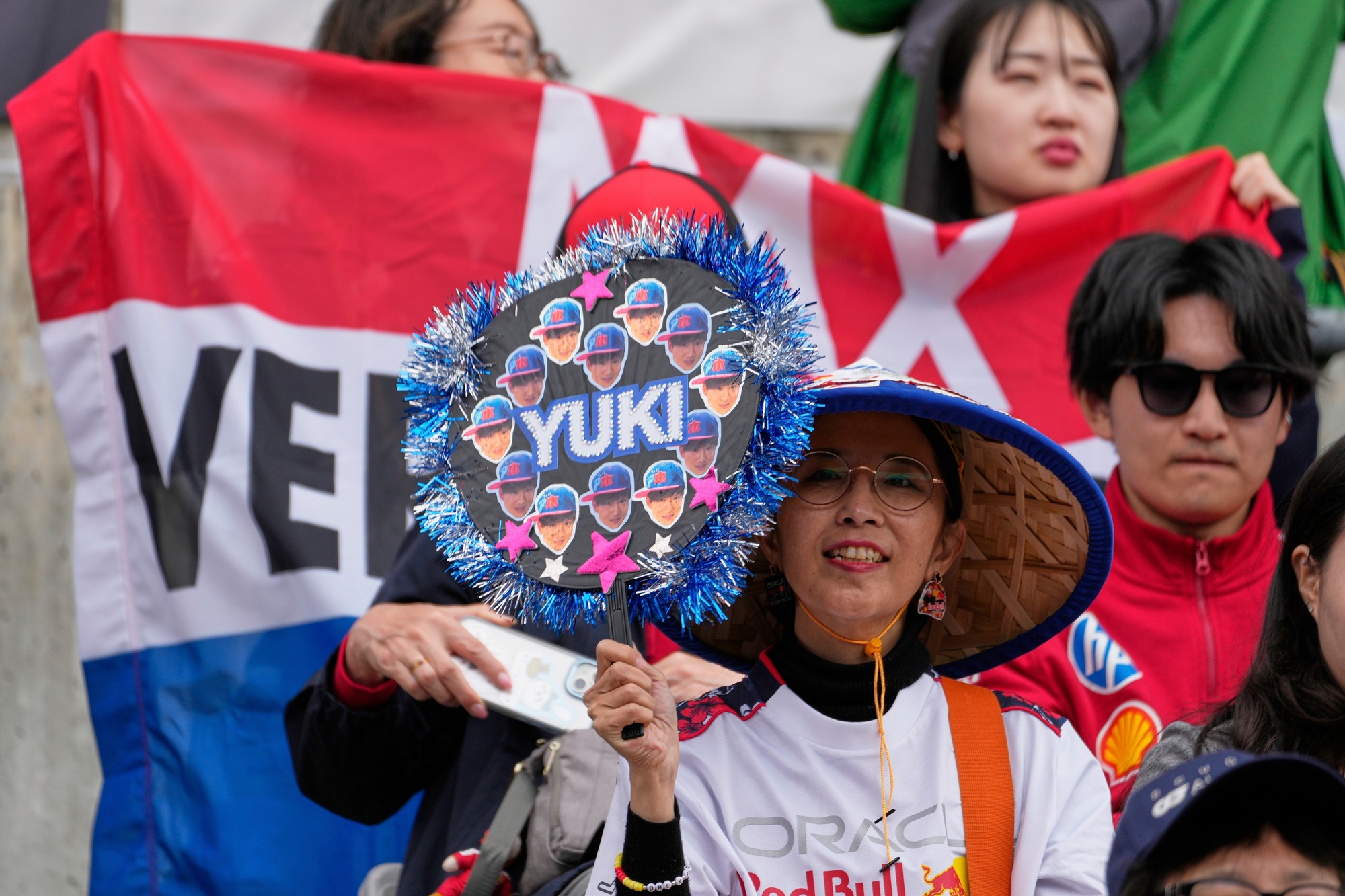 Fanúšikovia na Veľkej cene Japonska 2025.