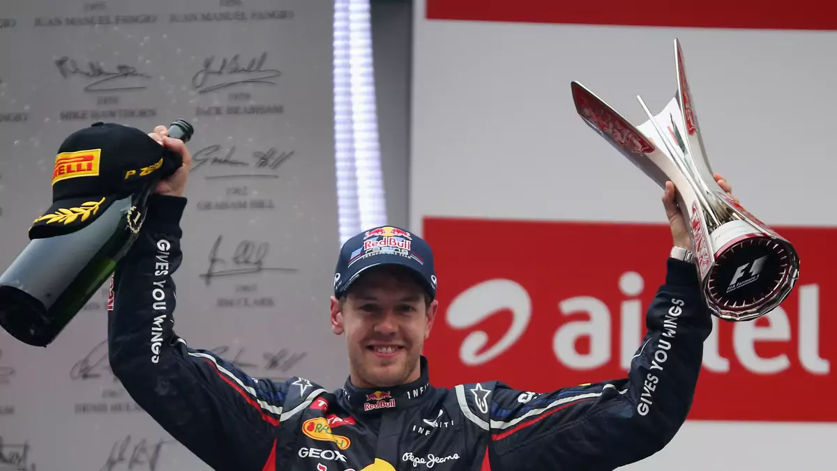 Vettel triumfuje w Grand Prix Indii 2012