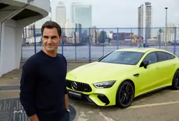 Mercedes-AMG Rogera Federera w kolorze piłki tenisowej. Trafi na sprzedaż