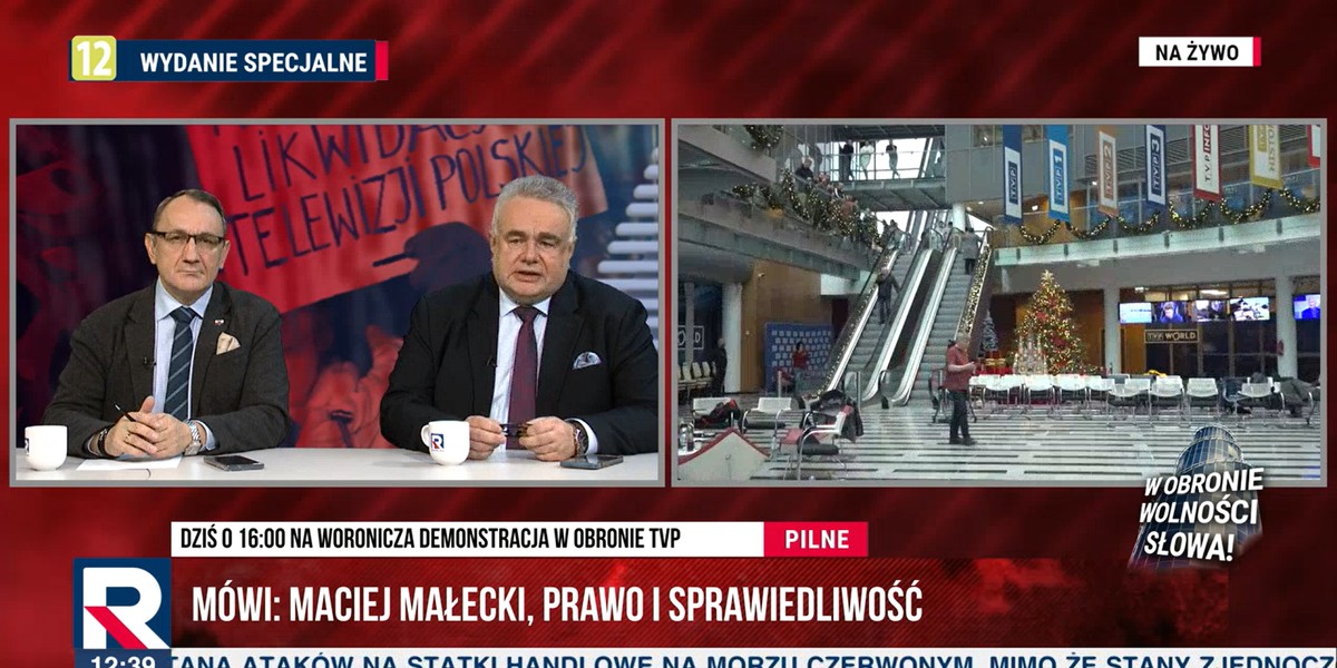 TVP Info po wyłączeniu sygnału przenosi się na antenę Telewizji Republika.