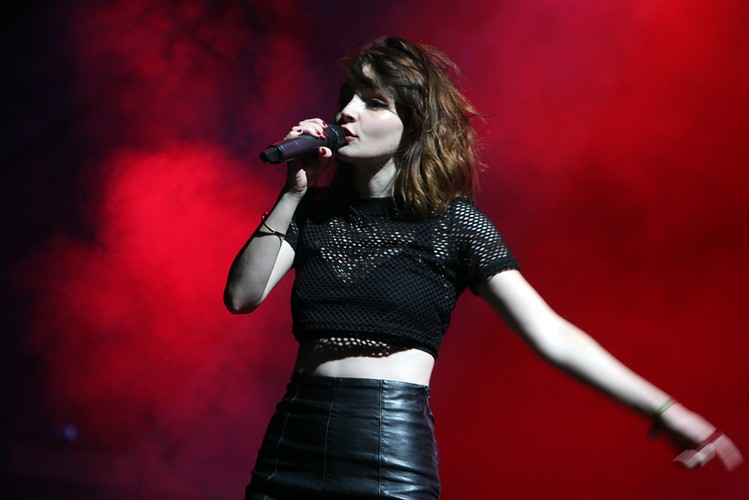 CHVRCHES na Open'er 2016 / fot. Joanna Combik