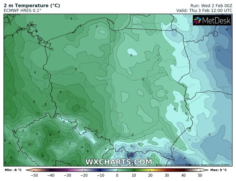 Temperatura będzie wysoka