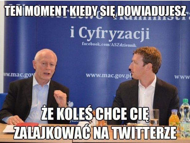 Memy z wizyty Marka Zuckerberga u Michała Boniego