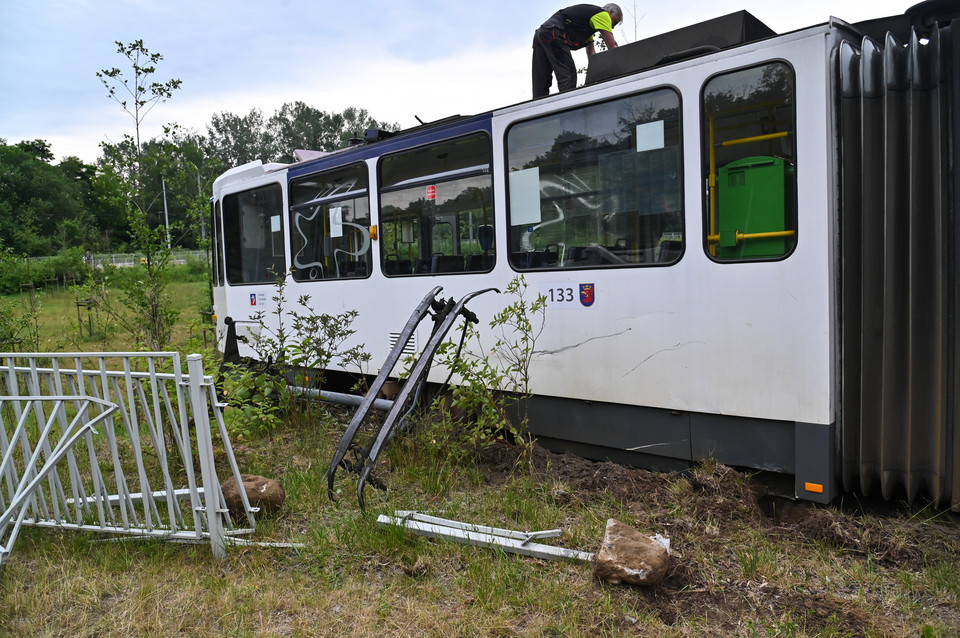 Szczecin. Wypadek tramwaju