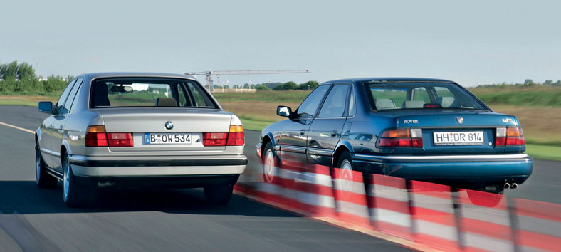 BMW 525i kontra Rover 827 - który klasyczny sedan będzie lepszym wyborem?