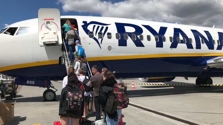 Ryanair na lotnisku Poznań-Ławica fot. Codzienny Poznań