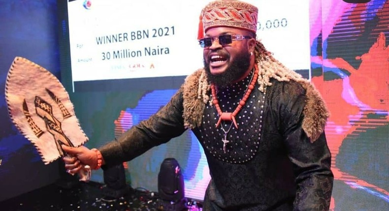 Whitemoney wins BBNaija season six [Instagram/thenetng]