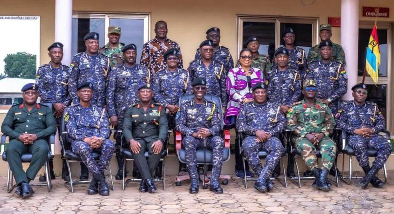 IGP leads police team to visit GAF Central Command, Ksi Central Prison, others