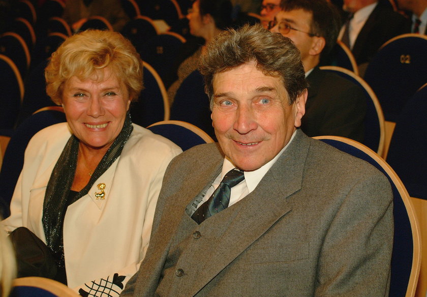 Teresa Lipowska z mężem