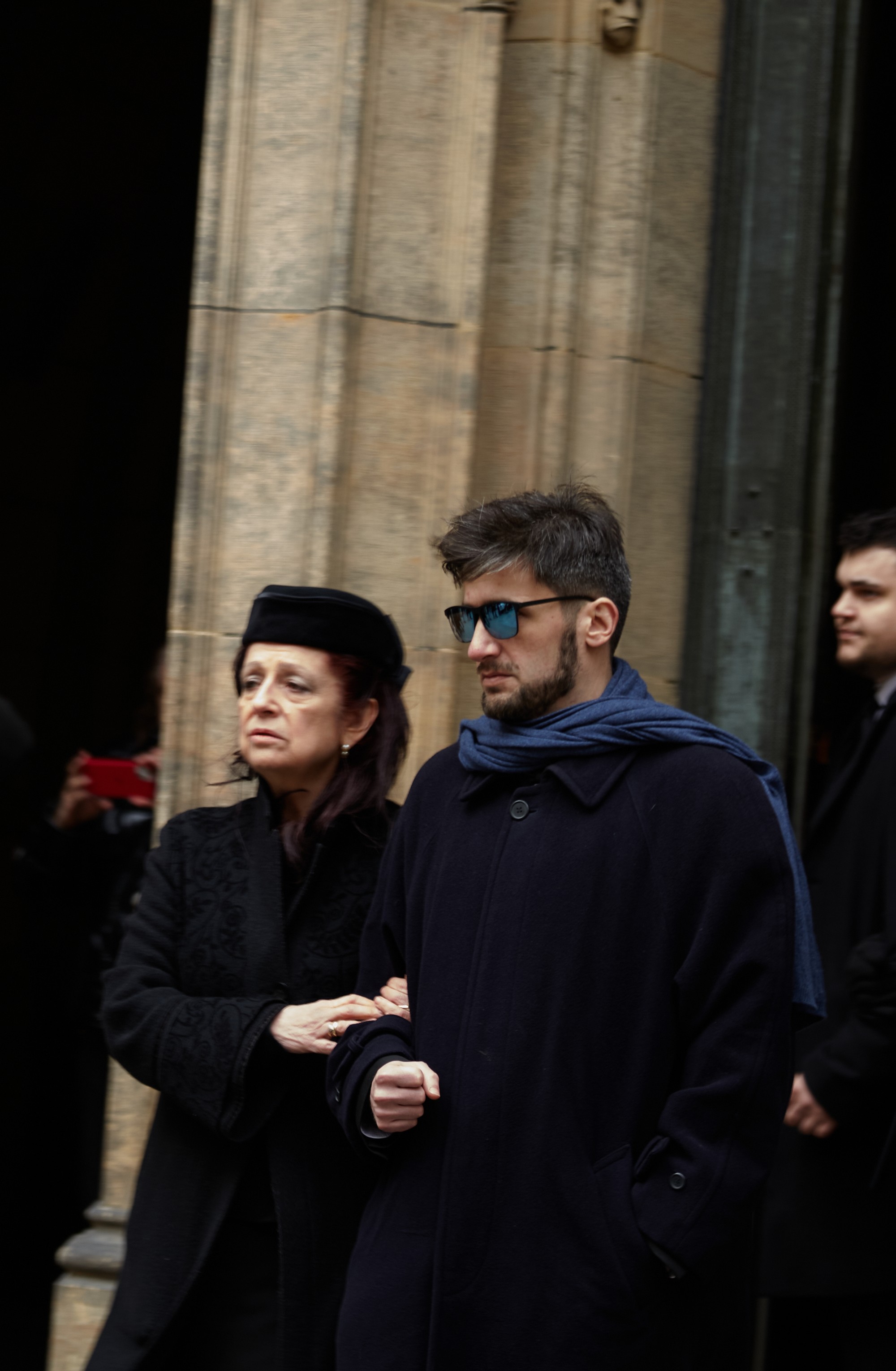 Deana Horváthová-Jakubisková a jej syn Jorik Jakubisko.