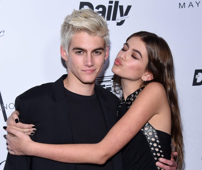 Presli i Kaja Gerber