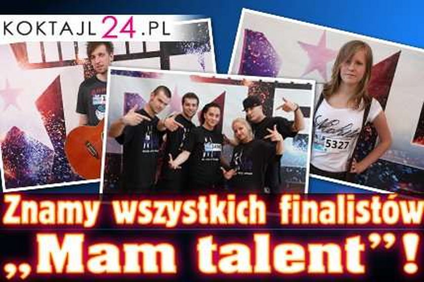 Znamy wszystkich finalistów "Mam talent"!