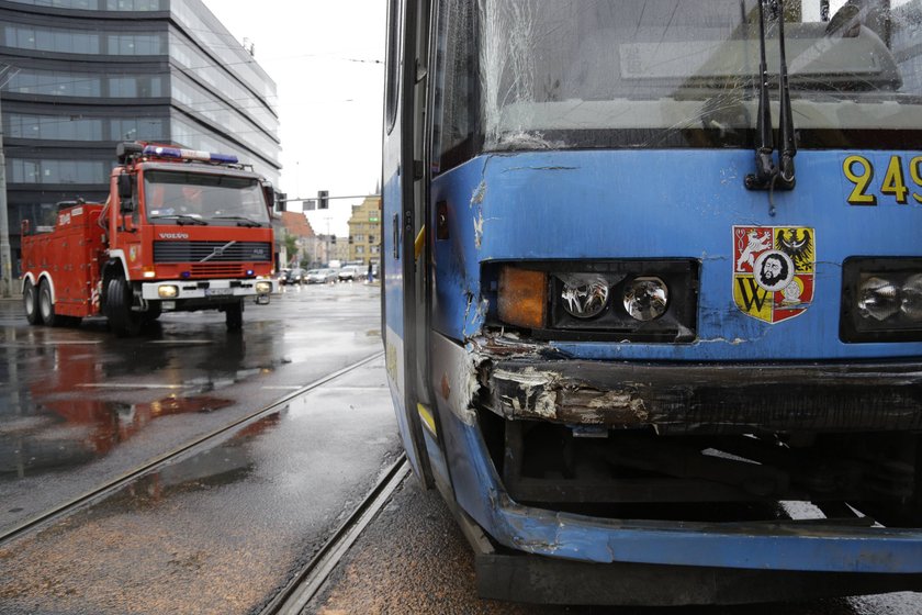 Wypadek na placu Dominikańskim we Wrocławiu