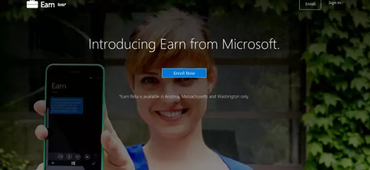 Microsoft uruchamia beta testy Earn