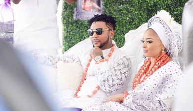 Ortisefemi and wife Nabila Fash settle marital crisis, attend #EndSars protest together