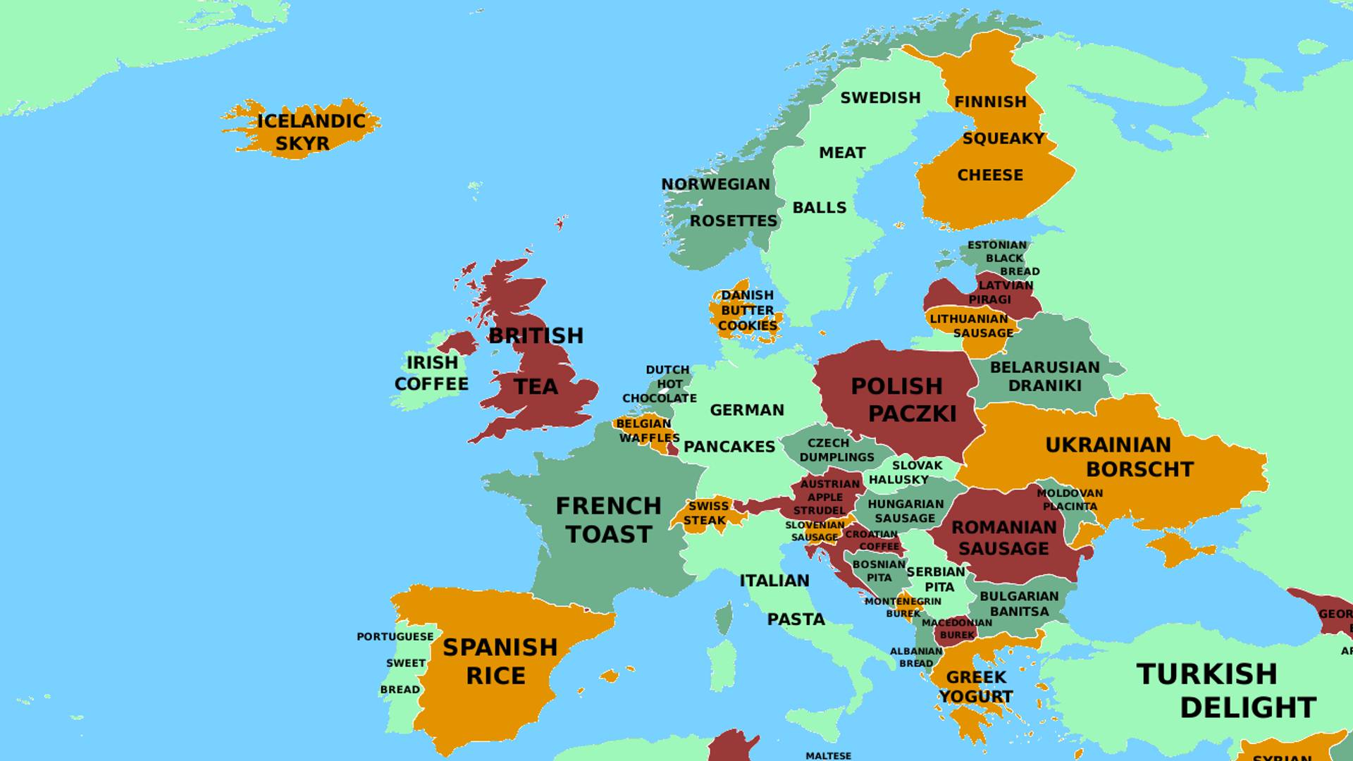 Kulinarska mapa sveta otkriva neočekivan podatak o Srbiji