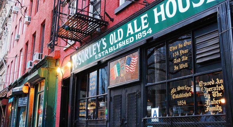 I was surprised by my experience at McSorley's Old Ale House.James Kirkikis/Shutterstock